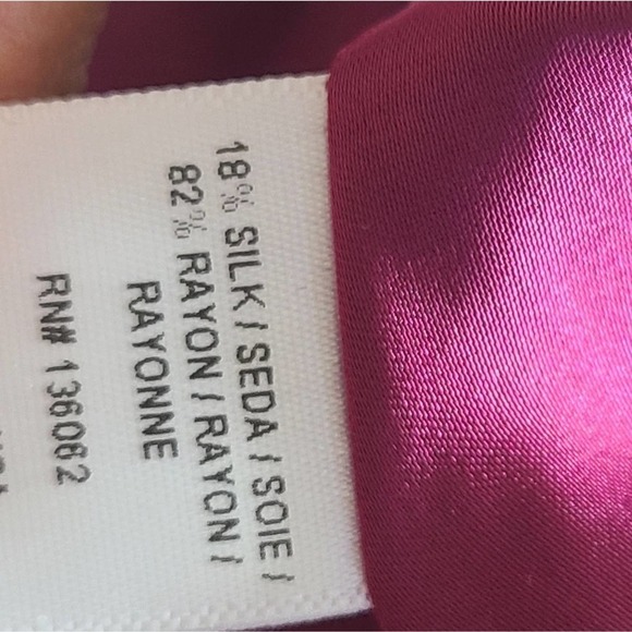 Lavender Brown Burgundy V-Neck Fit & Flare Mini Dress Small NWT - Picture 9 of 9